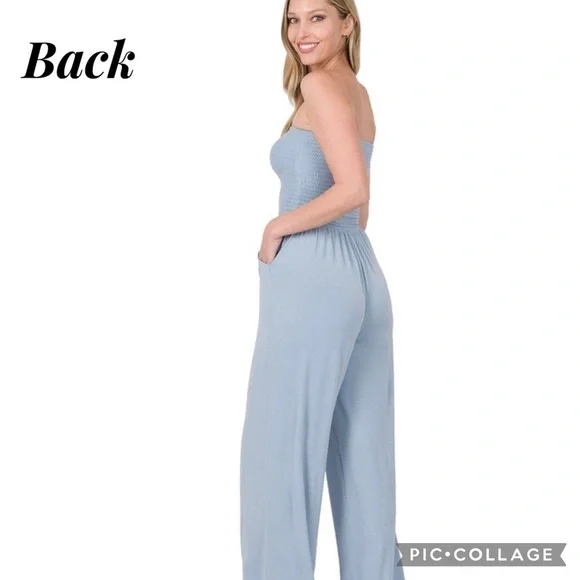 Comfy in the ☀️! Kelly Green Strapless Jumper - Picture 3 of 4